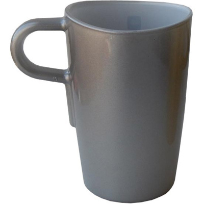 Kubek z uchwytem do Latte Macchiato Loop Leonardo szary 012929