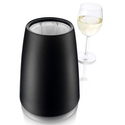 Kubełek chłodzący do win Elegant Vacu Vin czarny VV-3649460