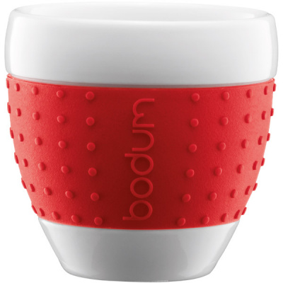 Kubki Bodum Pavina 2 szt. 0,25l czerwone BD-11184-294