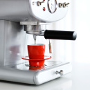 Kubki do espresso z podstawkami Club Sagaform czerwony SF-5015916