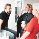 Kubki ekologiczne na kawę, z pokrywką Sustain Aladdin 4 sztuki 10-09424-001