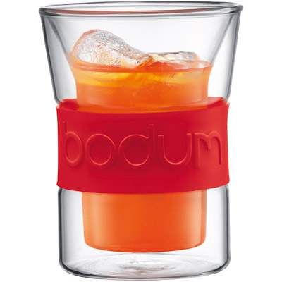Kubki izolowane Bodum Presso 0,2l czerwone 2 sztuki BD-10952-04