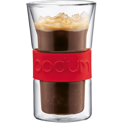 Kubki izolowane Bodum Presso 0,3l czerwone 2 sztuki BD-10958-294