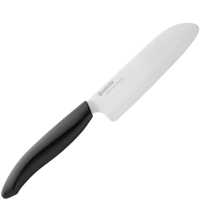 Kuchenny nóż ceramiczny mini Santoku 11,5 cm Kyocera Gen biały FK-115WH-BK