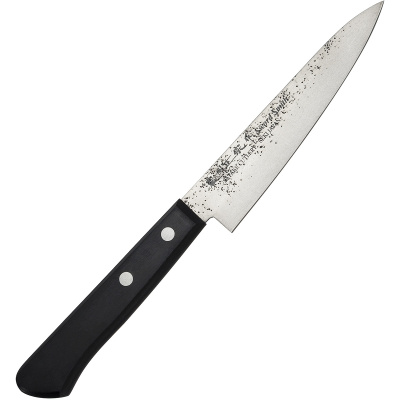 Kuchenny nóż uniwersalny Satake Nashiji Black Pakka 12cm 801-751
