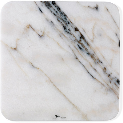 Kwadratowa deska do serwowania marmurowa Nuance jasna 462901