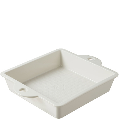 Kwadratowa forma porcelanowa do ciasta Revol Les Naturales kremowa RV-648423-1