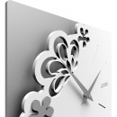 Kwadratowy zegar na ścianę Merletto CalleaDesign caffelatte 56-10-1-14