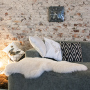 Kwadratowy zegar sterowany radiowo Alex Radio Control Nextime 35 x 35 cm, czarny 3240 ZW