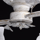 Kwiatowa lampa sufitowa biało-złota z alabastrowymi kloszami MW-LIGHT Flora 242014704