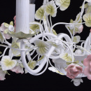 Kwiatowy żyrandol na sześć żarówek świeczek MW-LIGHT Flora 421013806
