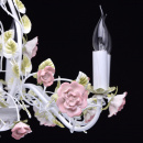 Kwiatowy żyrandol na sześć żarówek świeczek MW-LIGHT Flora 421013806