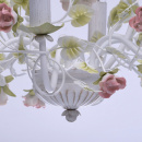 Kwiatowy żyrandol na sześć żarówek świeczek MW-LIGHT Flora 421013806
