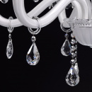 Ładny żyrandol do salonu w kolorze białym MW-LIGHT Elegance 483011106