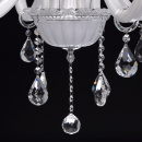 Ładny żyrandol do salonu w kolorze białym MW-LIGHT Elegance 483011106