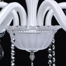 Ładny żyrandol do salonu w kolorze białym MW-LIGHT Elegance 483011106