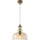 Lampa bursztynowy klosz nad stół do kuchni, jadalni Tone Maytoni P001PL-01BZ
