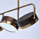 Lampa do jadalni - cztery, regulowane plafony Hamburg RegenBogen Loft 605011304