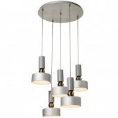 Lampa do salonu lub jadalni, regulowana wysokość kloszy Void Maytoni MOD030PL-05GR