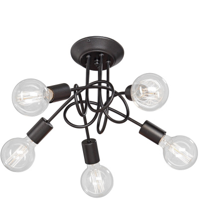 Lampa do salonu na żarówki duże kule dekoracyjne Vitaluce VE3727-1/5PL