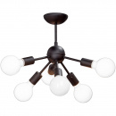 Lampa do salonu na żarówki w formie dużych kul Vitaluce VE3865/6PL