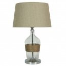 Lampa gabinetowa z lnianym abażurem Eco Candellux 41-21519