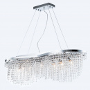 Lampa kryształowa, podłużna nad stół do jadaln Toils Maytoni Classic DIA600-07-N
