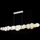 Lampa LED chmury nad stół w jadalni, kuchni Cloud Maytoni biało-złota MOD003PL-L54WG