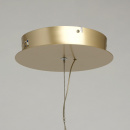 Lampa LED do jadalni złota, w kształcie pierścienia, wewnętrzny dyfuzor światła 703011001