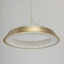 Lampa LED do jadalni złota, w kształcie pierścienia, wewnętrzny dyfuzor światła 703011001