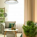 Lampa LED do jadalni złota, w kształcie pierścienia, wewnętrzny dyfuzor światła 703011001