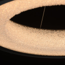 Lampa LED do jadalni złota, w kształcie pierścienia, wewnętrzny dyfuzor światła 703011001