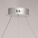 Lampa LED kryształy bursztynowe/szare/transparentne CHIARO zdalne sterowanie 498014101