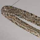 Lampa LED kryształy bursztynowe/szare/transparentne CHIARO zdalne sterowanie 498014101