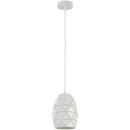 Lampa nad stół w jadalni metalowa, biała, geometryczna Louvre Maytoni Modern MOD199-PL-03-W