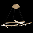 Lampa nowoczesna LED 4000K matowe złoto Line Maytoni MOD016PL-L75MG4K