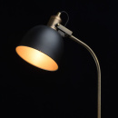 Lampa podłogowa czarny mat i mosiądz MW-LIGHT Industrial 551041501