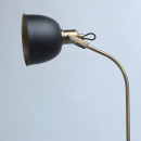 Lampa podłogowa czarny mat i mosiądz MW-LIGHT Industrial 551041501