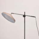 Lampa podłogowa LED beżowo-szara, regulowane ramię MW-LIGHT Megapolis 636041801