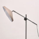 Lampa podłogowa LED beżowo-szara, regulowane ramię MW-LIGHT Megapolis 636041801