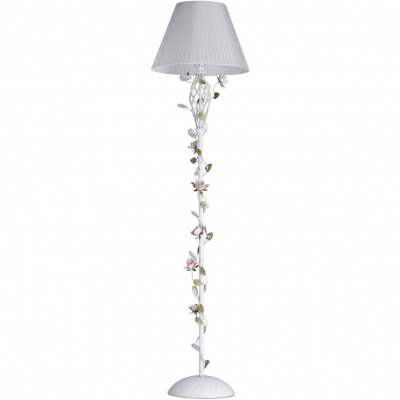 Lampa podłogowa ozdobiona kolorowymi kwiatami MW-Light Flora 421044901