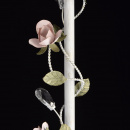 Lampa podłogowa ozdobiona kolorowymi kwiatami MW-Light Flora 421044901