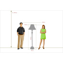 Lampa podłogowa pastelowo-kremowa Versace CHIARO Country 254049601