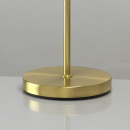 Lampa podłogowa satynowo-złota podstawa, biały klosz MW-LIGHT Megapolis 634042201