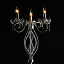 Lampa podłogowa srebrna jak świecznik Valencia CHIARO Classic 299042303