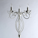 Lampa podłogowa srebrna jak świecznik Valencia CHIARO Classic 299042303