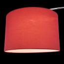 Lampa podłogowa wędka z czerwonym kloszem Nevada Maytoni Modern Z328-FL-01-CH