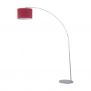 Lampa podłogowa wędka z czerwonym kloszem Nevada Maytoni Modern Z328-FL-01-CH