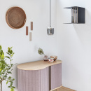 Lampa pojedyncza wisząca Acorn UMAGE przydymione szkło 02214