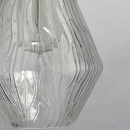 Lampa pojedyncza, wisząca, szklany klosz spływający deszcz Chianti MW-LIGHT 720011601